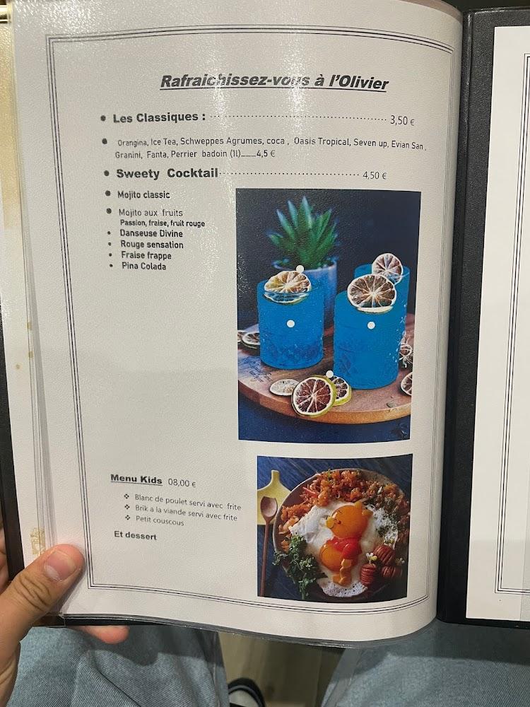 L'OLIVIER - Menu Image 3